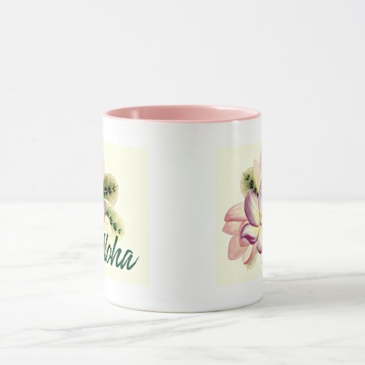 Aloha Plumeria Tasse (Zentrum)