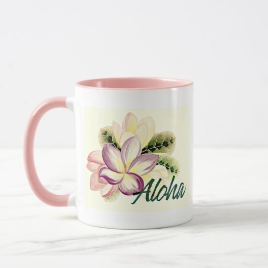Aloha Plumeria Tasse (Links)