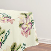 Aloha Plumeria Tischdecke (Beispiel)