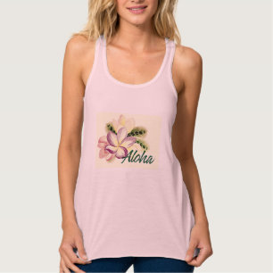 Aloha Plumerie Tank Top