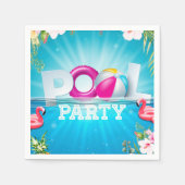 Aloha Pool Party Serviette (Vorderseite)