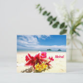 Aloha Post Card Postkarte (Stehend Vorderseite)