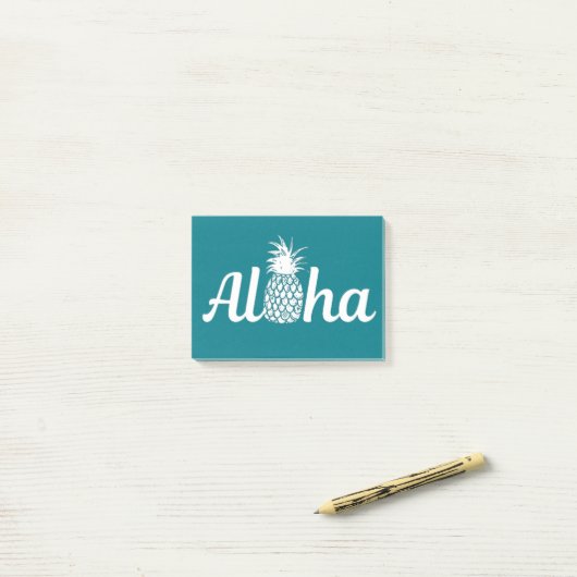 Aloha Post-it Klebezettel (Auf Schreibtisch)