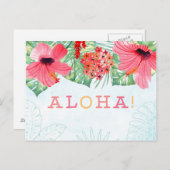 Aloha Postcard, Aloha Grußkarte Postkarte (Vorne/Hinten)