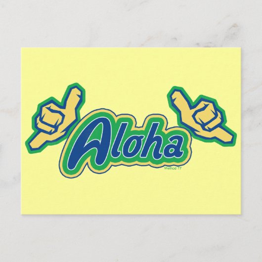 Aloha Postcard Postkarte (Vorderseite)