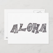 Aloha Postcard Postkarte (Vorne/Hinten)