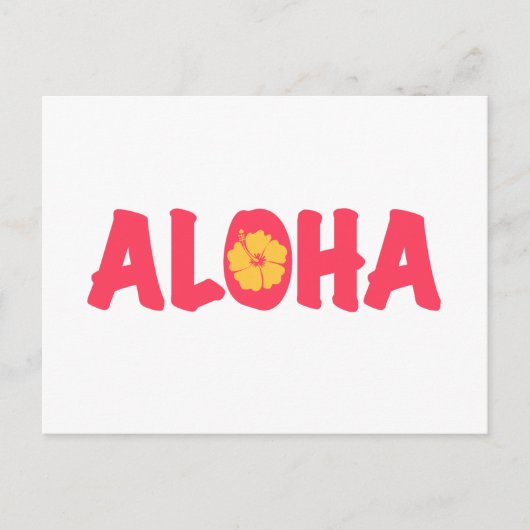 Aloha Postcard Postkarte (Vorderseite)