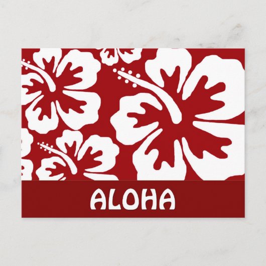 Aloha Postcard Postkarte (Vorderseite)