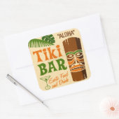 Aloha Poster Quadratischer Aufkleber (Umschlag)