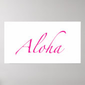 Aloha Posters & Prints Poster (Vorne)