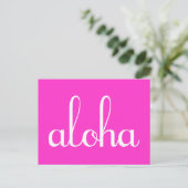 Aloha! Postkarte (Stehend Vorderseite)