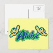 Aloha Postkarte (Vorne/Hinten)
