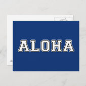 Aloha Postkarte (Vorne/Hinten)