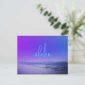 Aloha Postkarte (Stehend Vorderseite)