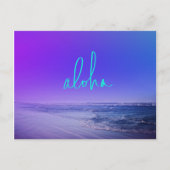 Aloha Postkarte (Vorderseite)