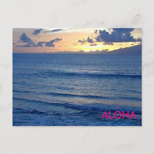 ALOHA POSTKARTE (Vorderseite)