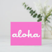 Aloha! Postkarte (Stehend Vorderseite)