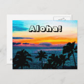 Aloha Postkarte (Vorne/Hinten)