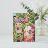 ALOHA! POSTKARTE (Stehend Vorderseite)
