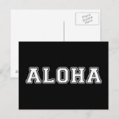 Aloha Postkarte (Vorne/Hinten)