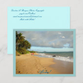 Aloha! Postkarte (Vorne/Hinten)