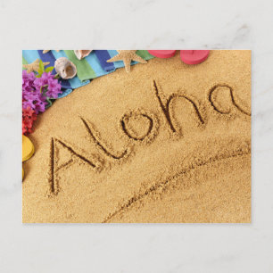 Aloha-Postkarte Postkarte