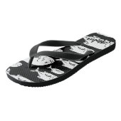Aloha Print Slippers - Flip Flops Badesandalen (Schrägansicht)
