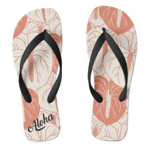 Aloha Print Slippers - Flip Flops Badesandalen