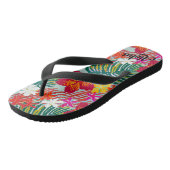 Aloha Print Slippers - Flip Flops Badesandalen (Schrägansicht)