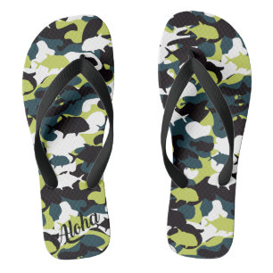 Aloha Print Slippers - Flip Flops Badesandalen
