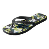 Aloha Print Slippers - Flip Flops Badesandalen (Schrägansicht)