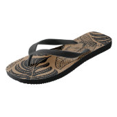 Aloha Print Slippers - Flip Flops Badesandalen (Schrägansicht)
