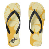 Aloha Print Slippers - Flip Flops Badesandalen (Fußbett)