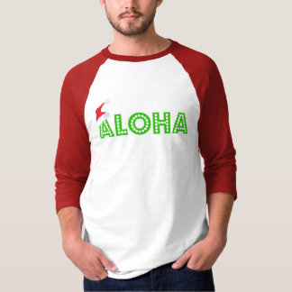 "ALOHA" RAGLAN-SHIRT DER WEIHNACHTSmänner 3/4 DIE T-Shirt
