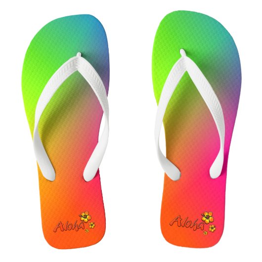 Aloha Rainbow Badesandalen (Fußbett)