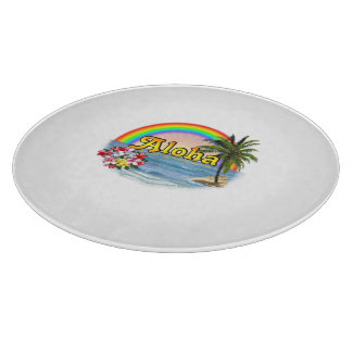 Aloha Rainbow Schneidebrett