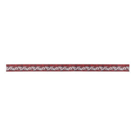 Aloha Red Hawaiian Blume Gemustert Luau Satinband