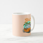 Aloha Retro Surf Van Kaffeetasse (VorderseiteRechts)