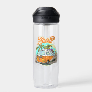 Aloha Retro Surf Van Trinkflasche