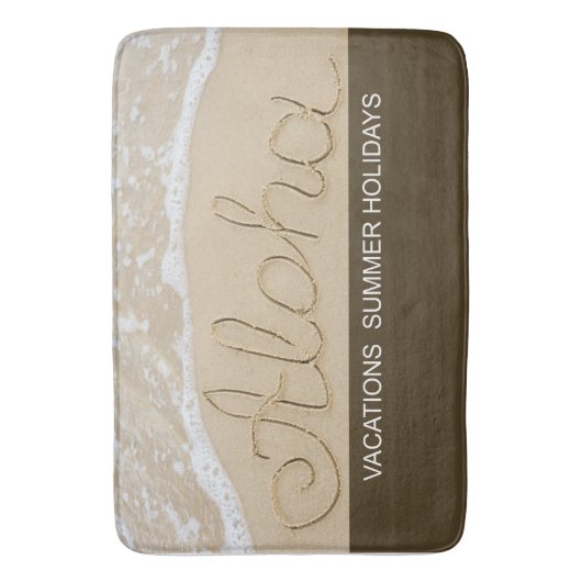 Aloha Sandwort Badematte (Vorderseite Vertikal)