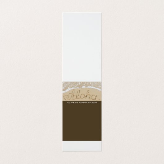 Aloha Sandwort Visitenkarten (Außenseite Aufgefaltet)