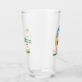 Aloha Santa Claus Glass Tumbler (Rechts)