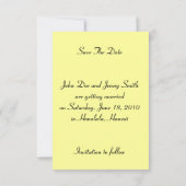 Aloha Save the Date Tropical Night Hawaii (Rückseite)