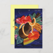 Aloha Save the Date Tropical Night Hawaii (Vorne/Hinten)