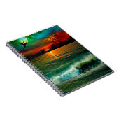 Aloha Schieberdrachenotizbuch Notizblock (Rechte Seite)