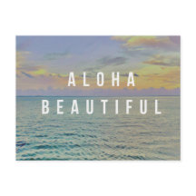 Aloha Schöne Haena Meer Postkarte