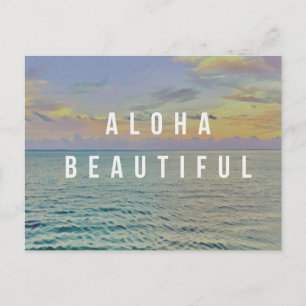 Aloha Schöne Haena Meer Postkarte