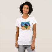 Aloha schwarze Labradorpunkte T-Shirt (Vorne ganz)