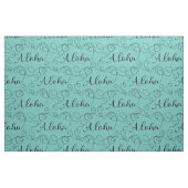 ALOHA schwarzes, nahtloses Muster mit LINES Stoff (Fat Quarter (45,7 x 55,9 cm))