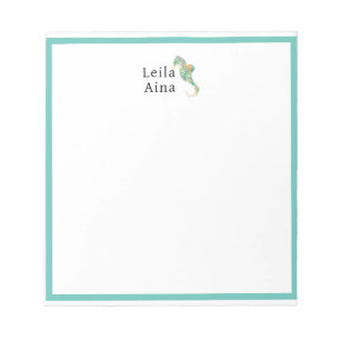 Aloha Seepferd Notizblock